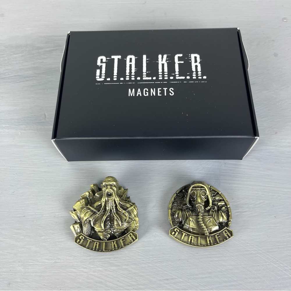 New S.T.A.L.K.E.R. Legacy Collectors Chest 2 Metal Magnets Gamefound